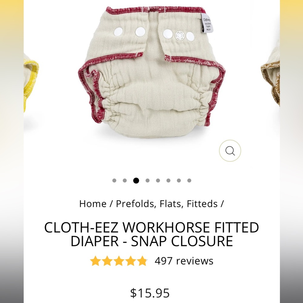 GMD Workhorse cloth diapers medium